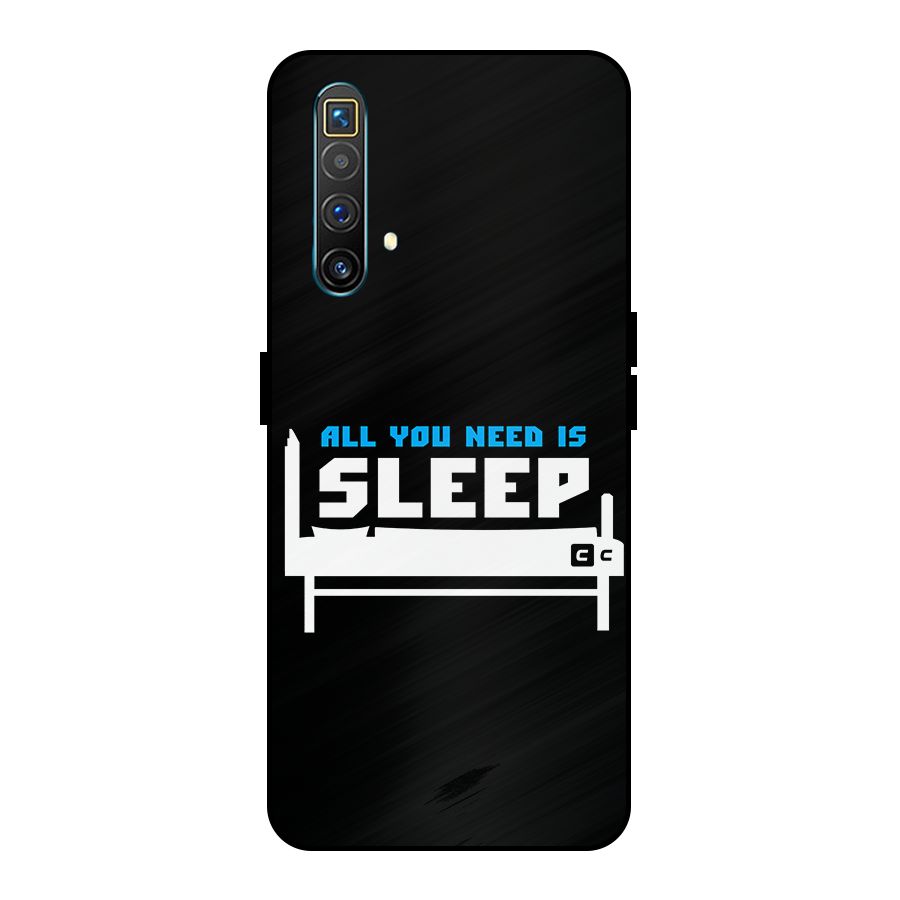 All You Need Sleep Metal Back Case for Realme X3