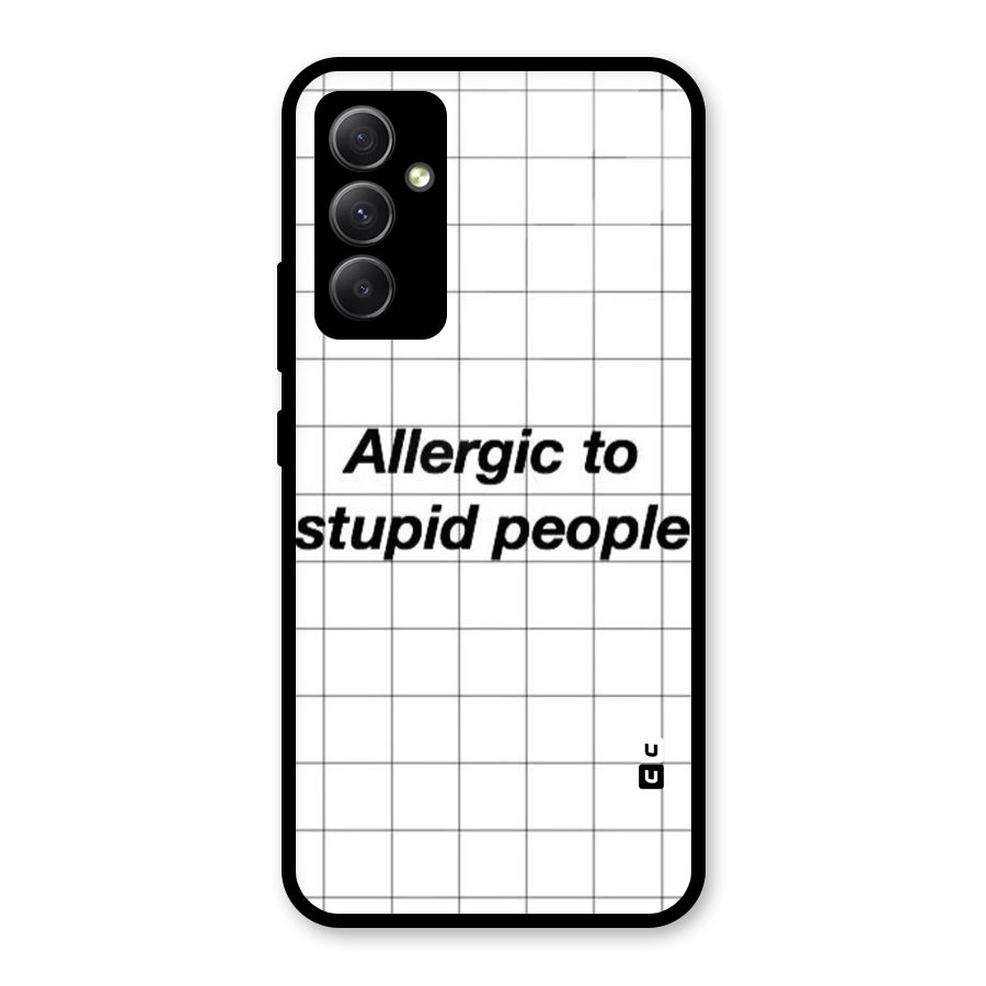 Allergic Glass Back Case for Galaxy A34