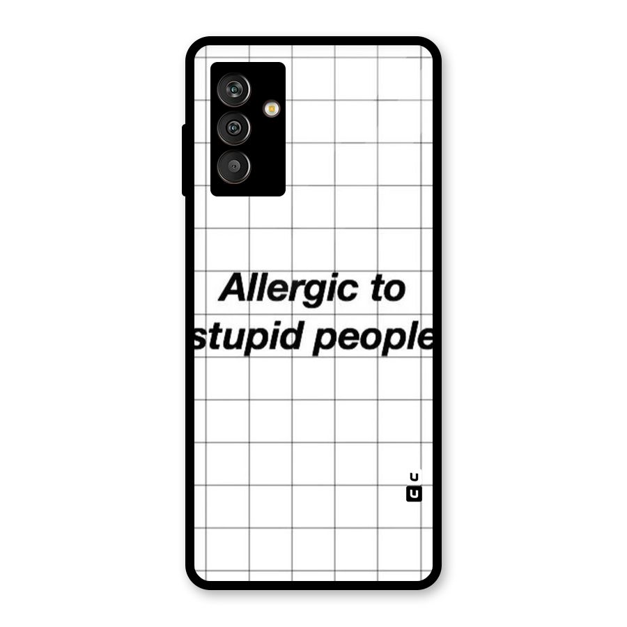Allergic Glass Back Case for Galaxy M13