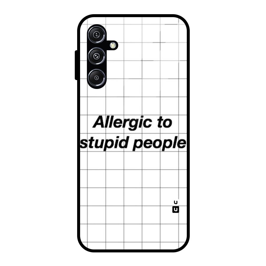Allergic Glass Back Case for Galaxy M34 5G