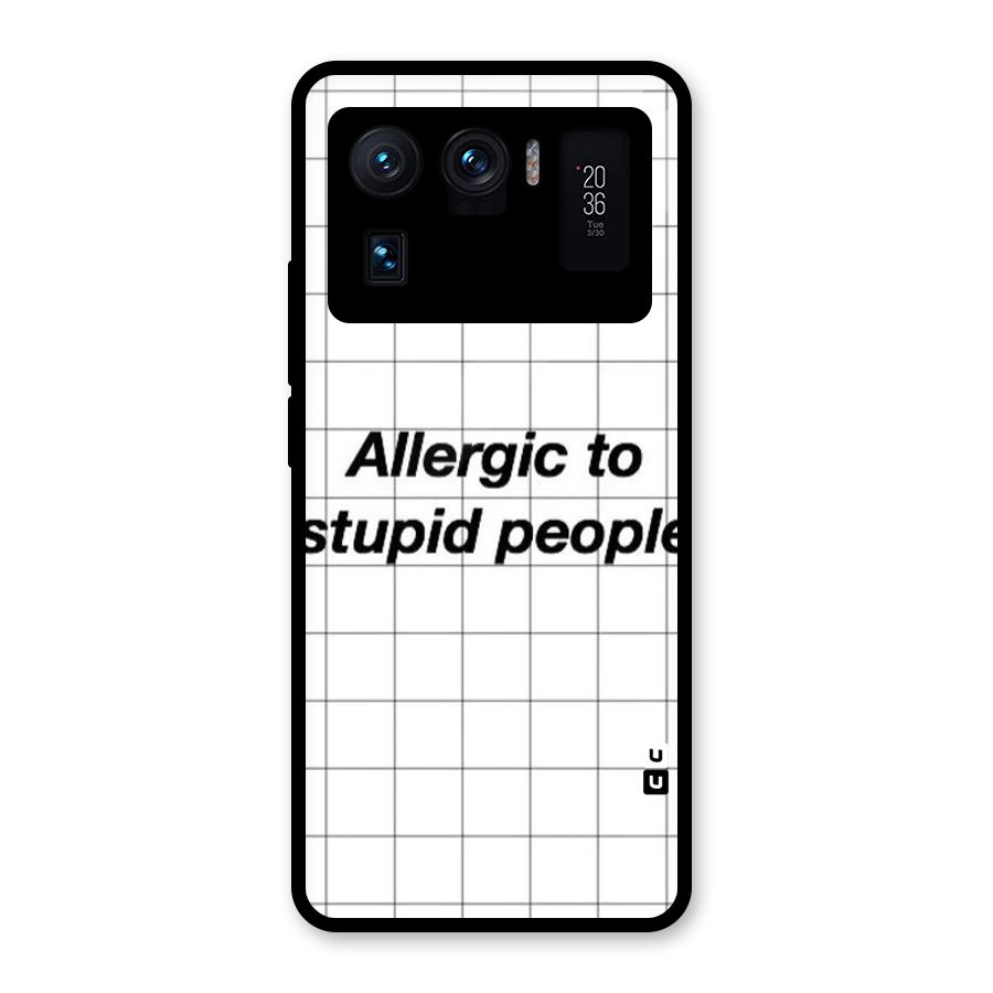 Allergic Glass Back Case for Mi 11 Ultra