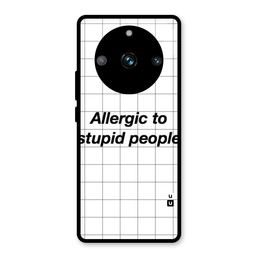 Allergic Glass Back Case for Realme 11 Pro