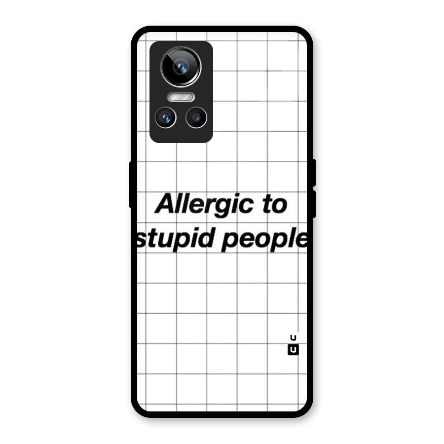 Allergic Glass Back Case for Realme GT Neo 3
