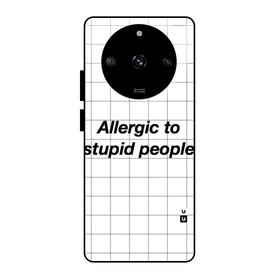Allergic Glass Back Case for Realme Narzo 60 5G