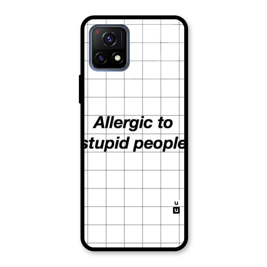 Allergic Glass Back Case for Vivo Y72 5G
