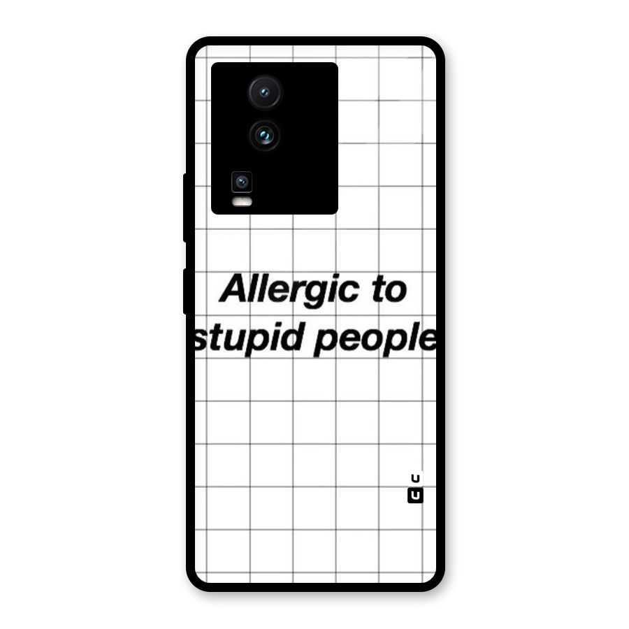 Allergic Glass Back Case for Vivo iQOO Neo 7 Pro