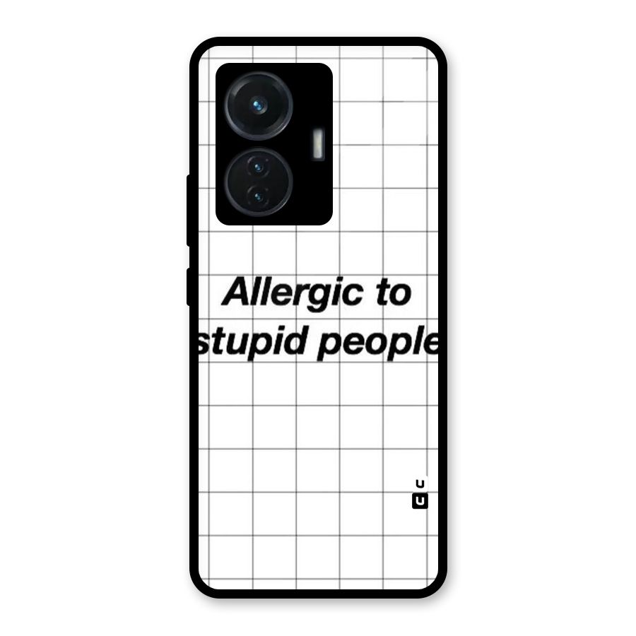 Allergic Glass Back Case for iQOO Z6 44W