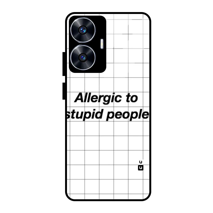 Allergic Glass Back Case for realme C55