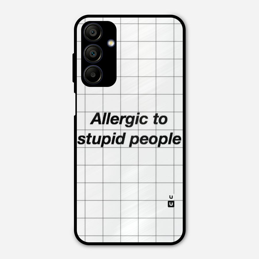 Allergic Metal Back Case for Galaxy A15 5G