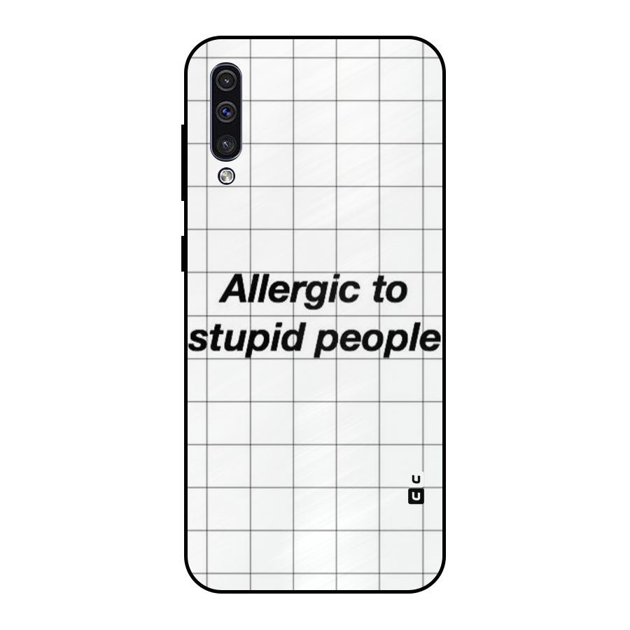 Allergic Metal Back Case for Galaxy A30s