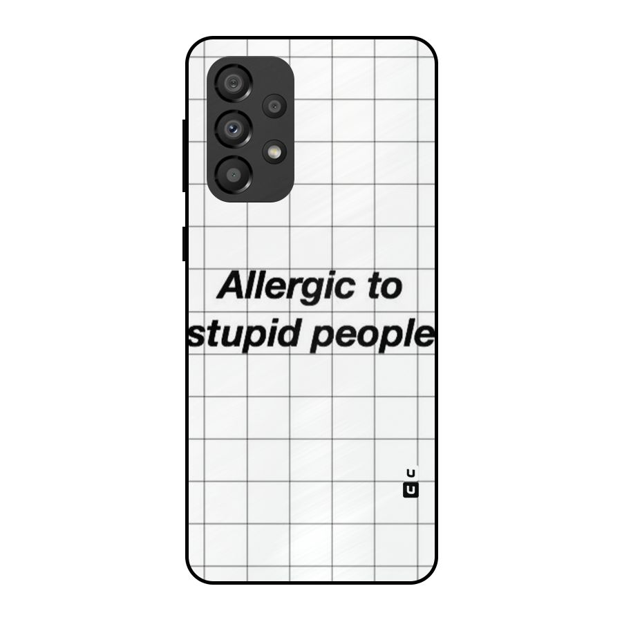 Allergic Metal Back Case for Galaxy A33 5G