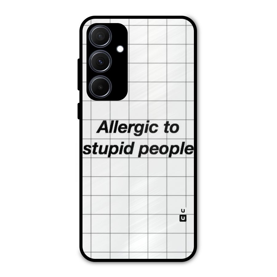 Allergic Metal Back Case for Galaxy A35