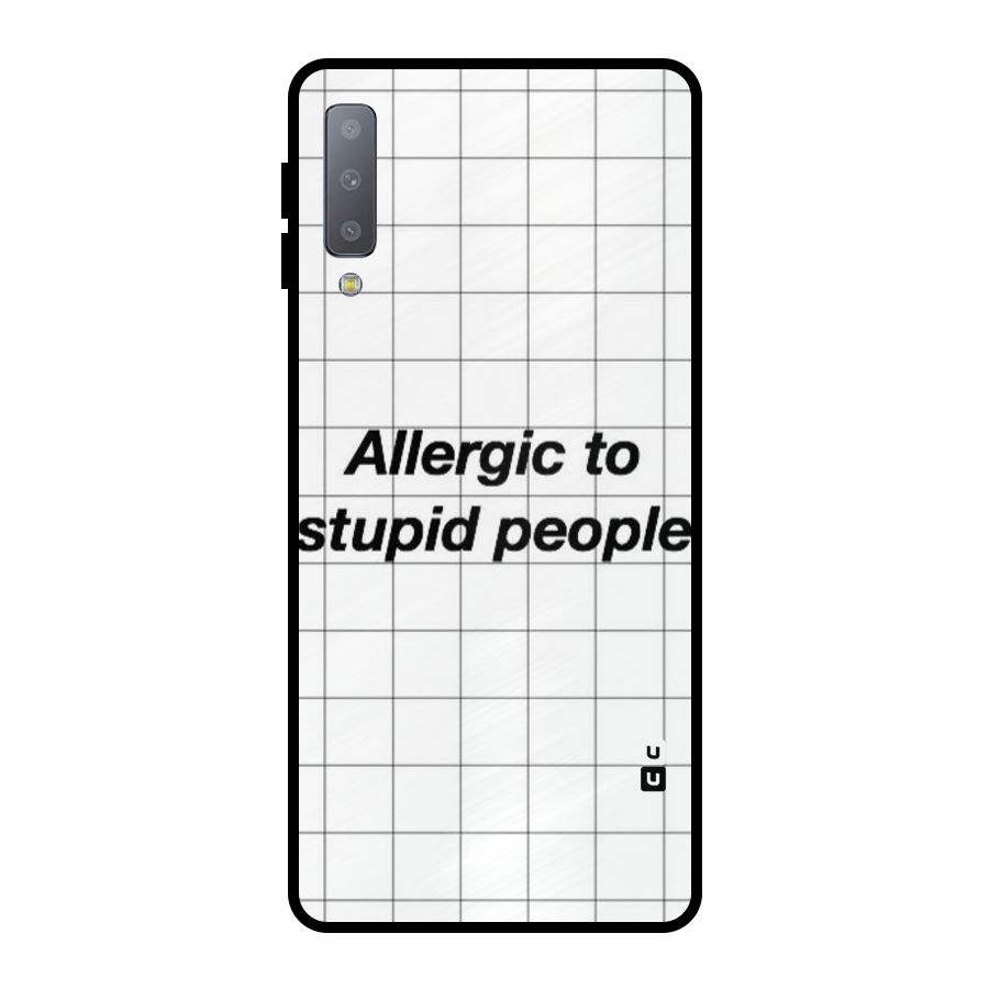 Allergic Metal Back Case for Galaxy A7 (2018)