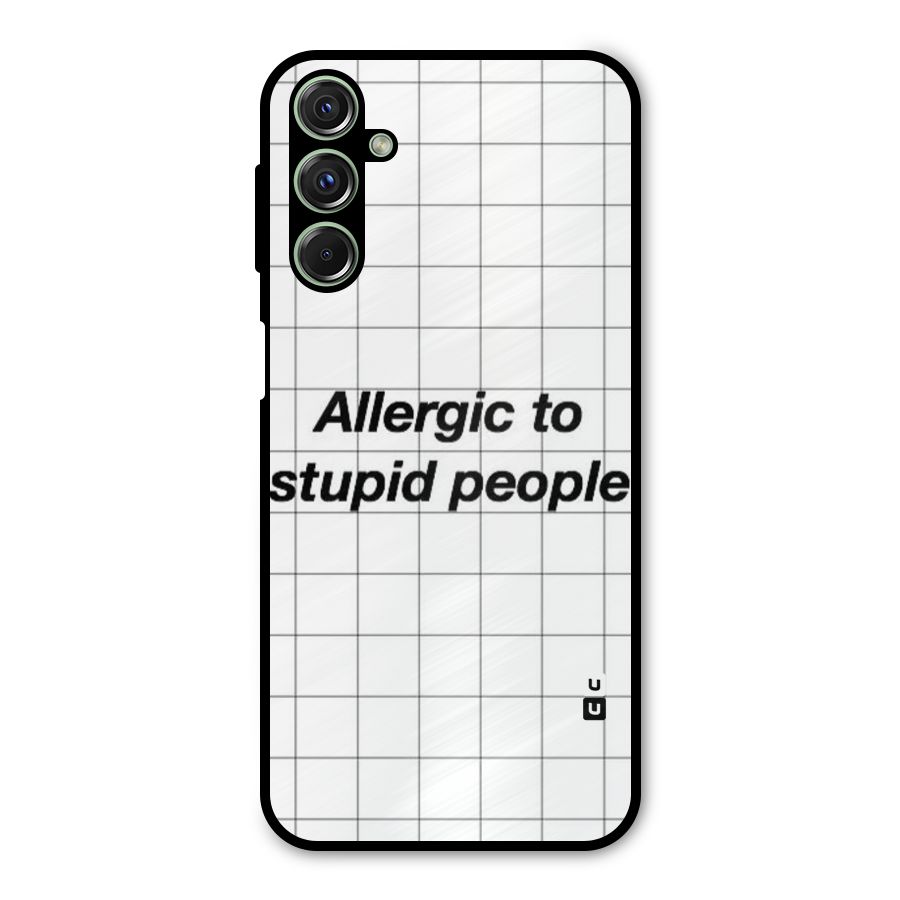Allergic Metal Back Case for Galaxy F34