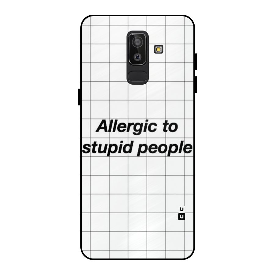 Allergic Metal Back Case for Galaxy J8