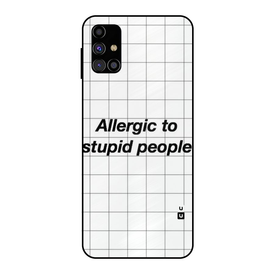 Allergic Metal Back Case for Galaxy M31s