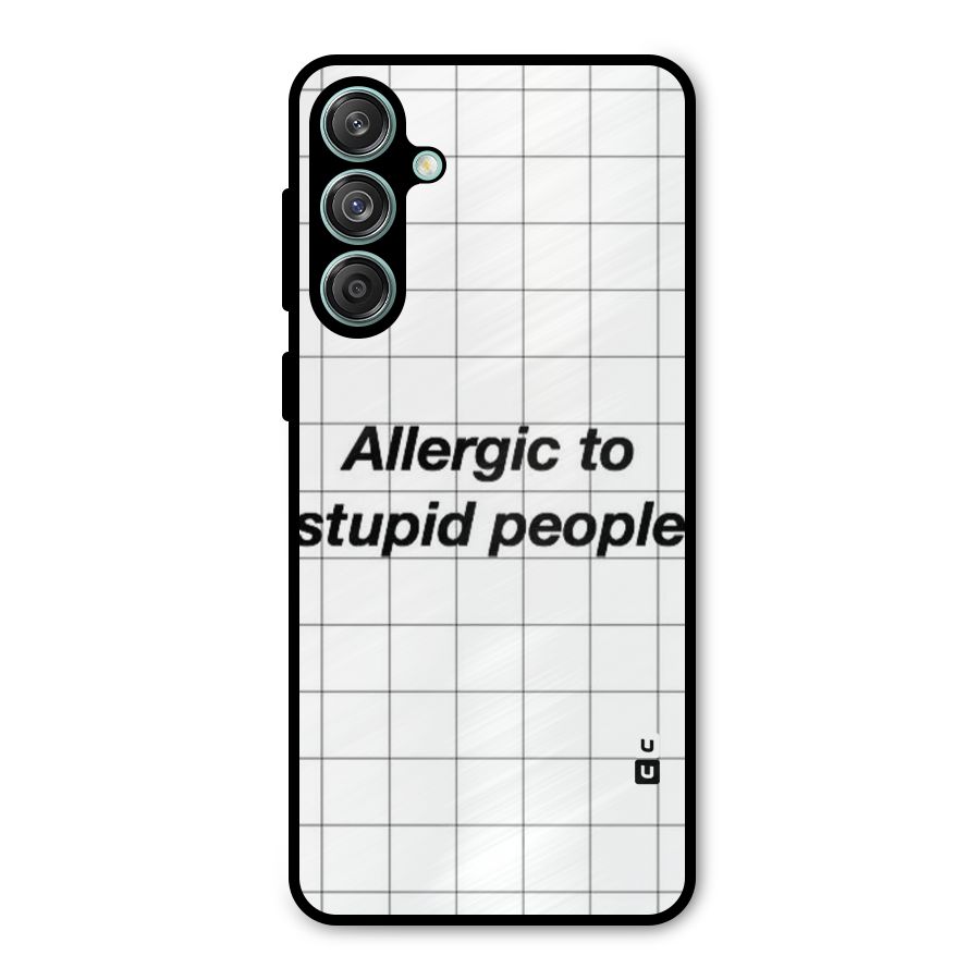 Allergic Metal Back Case for Galaxy M55 5G