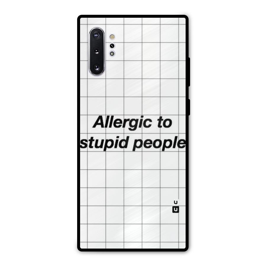 Allergic Metal Back Case for Galaxy Note 10 Plus