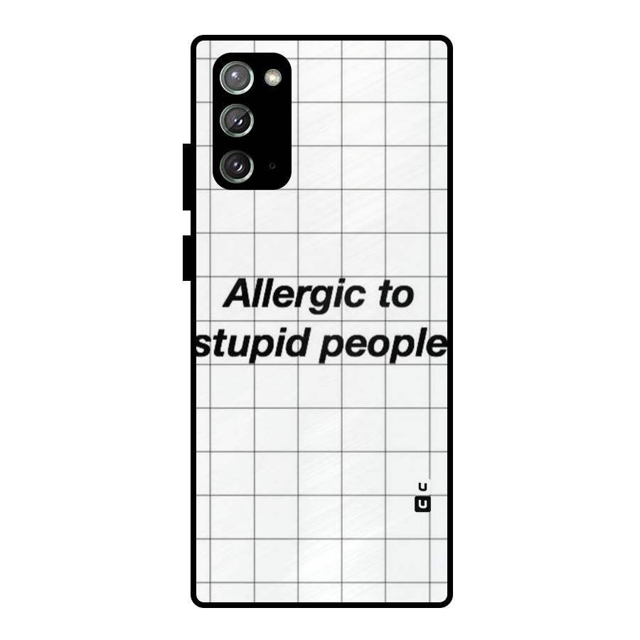 Allergic Metal Back Case for Galaxy Note 20