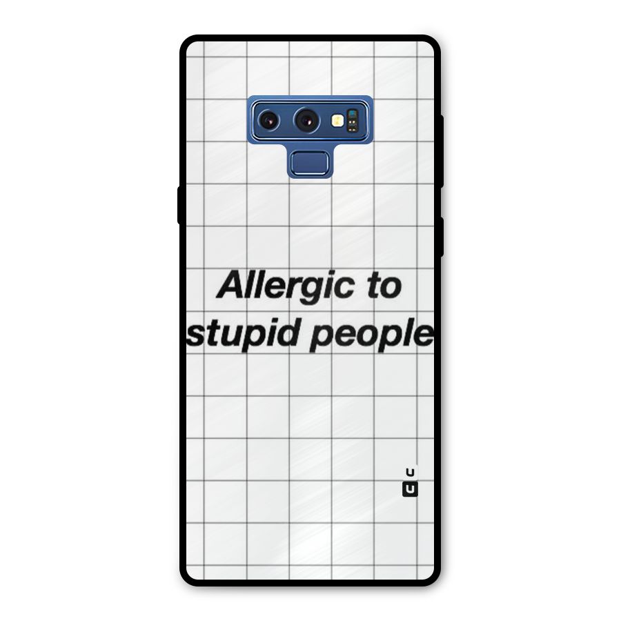 Allergic Metal Back Case for Galaxy Note 9
