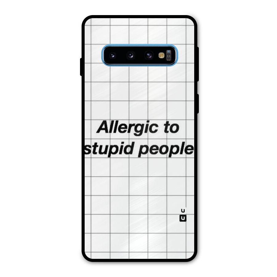 Allergic Metal Back Case for Galaxy S10