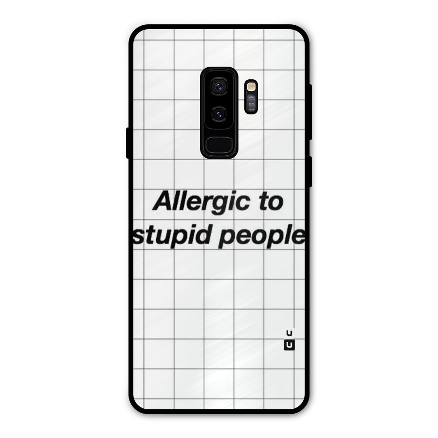Allergic Metal Back Case for Galaxy S9 Plus