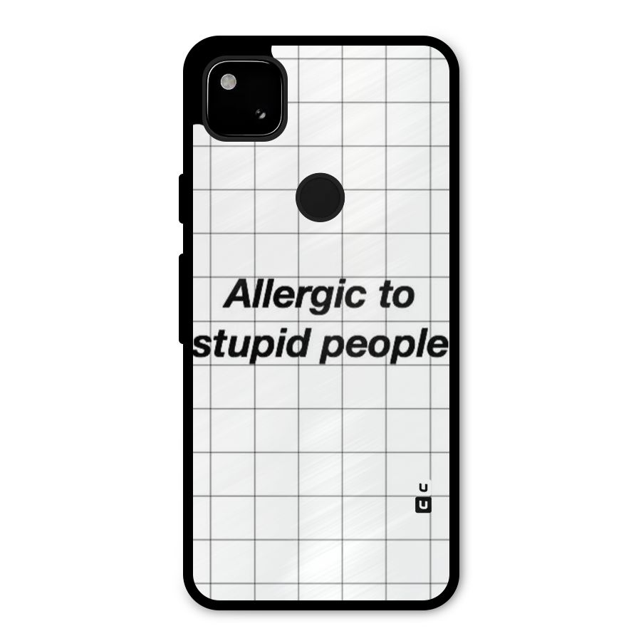 Allergic Metal Back Case for Google Pixel 4a