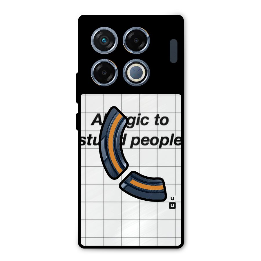Allergic Metal Back Case for Infinix GT 20 Pro