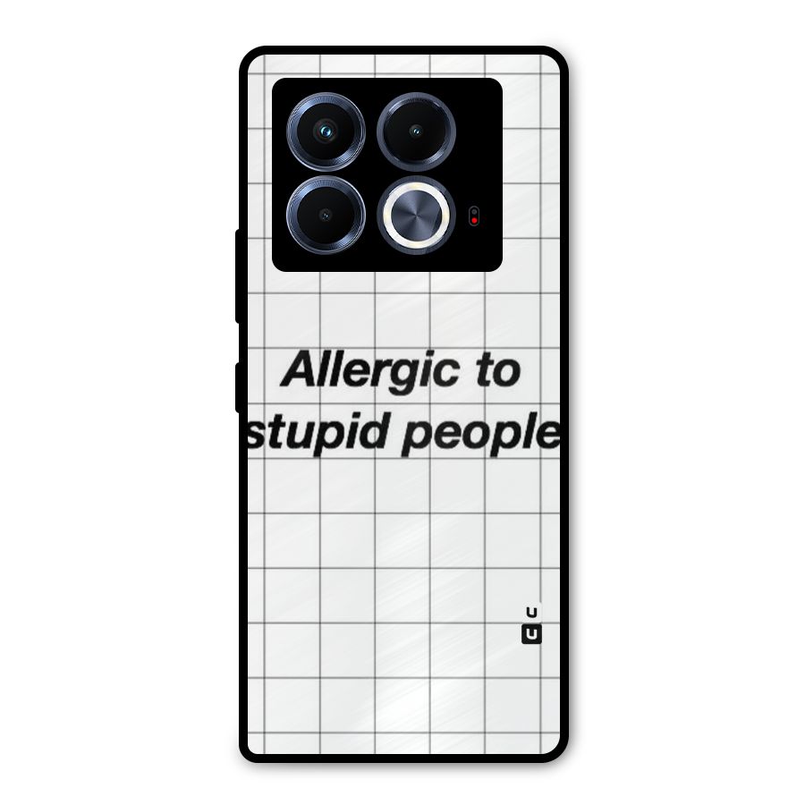 Allergic Metal Back Case for Infinix Note 40 5G