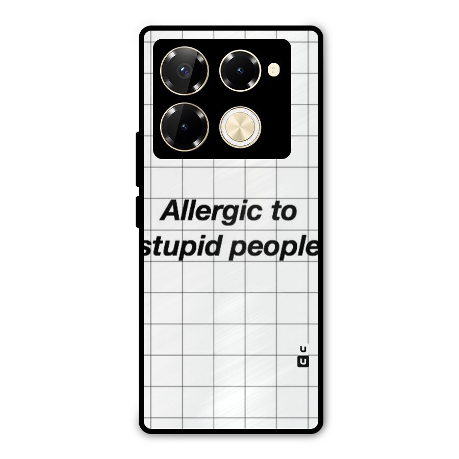 Allergic Metal Back Case for Infinix Note 40 Pro