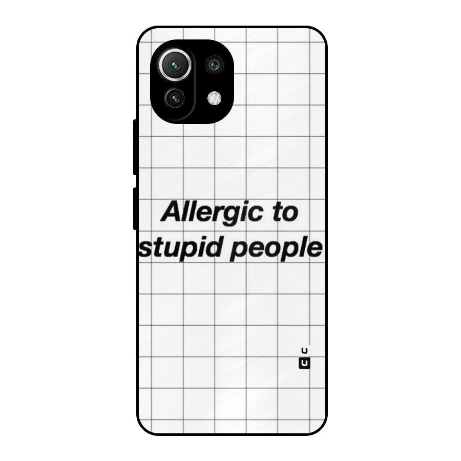 Allergic Metal Back Case for Mi 11 Lite