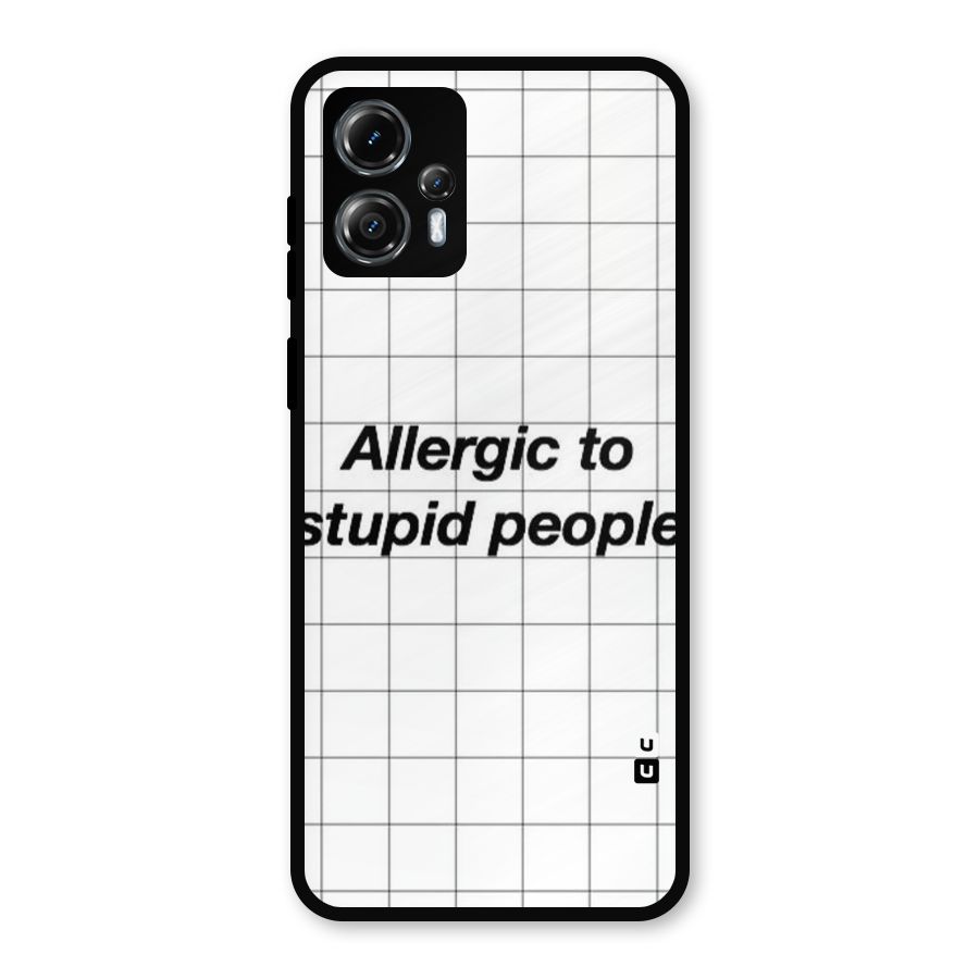Allergic Metal Back Case for Moto G13
