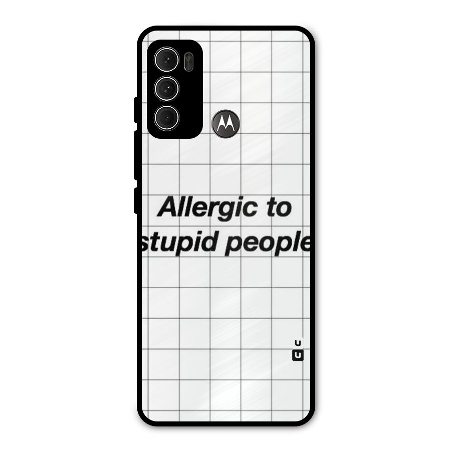 Allergic Metal Back Case for Moto G60