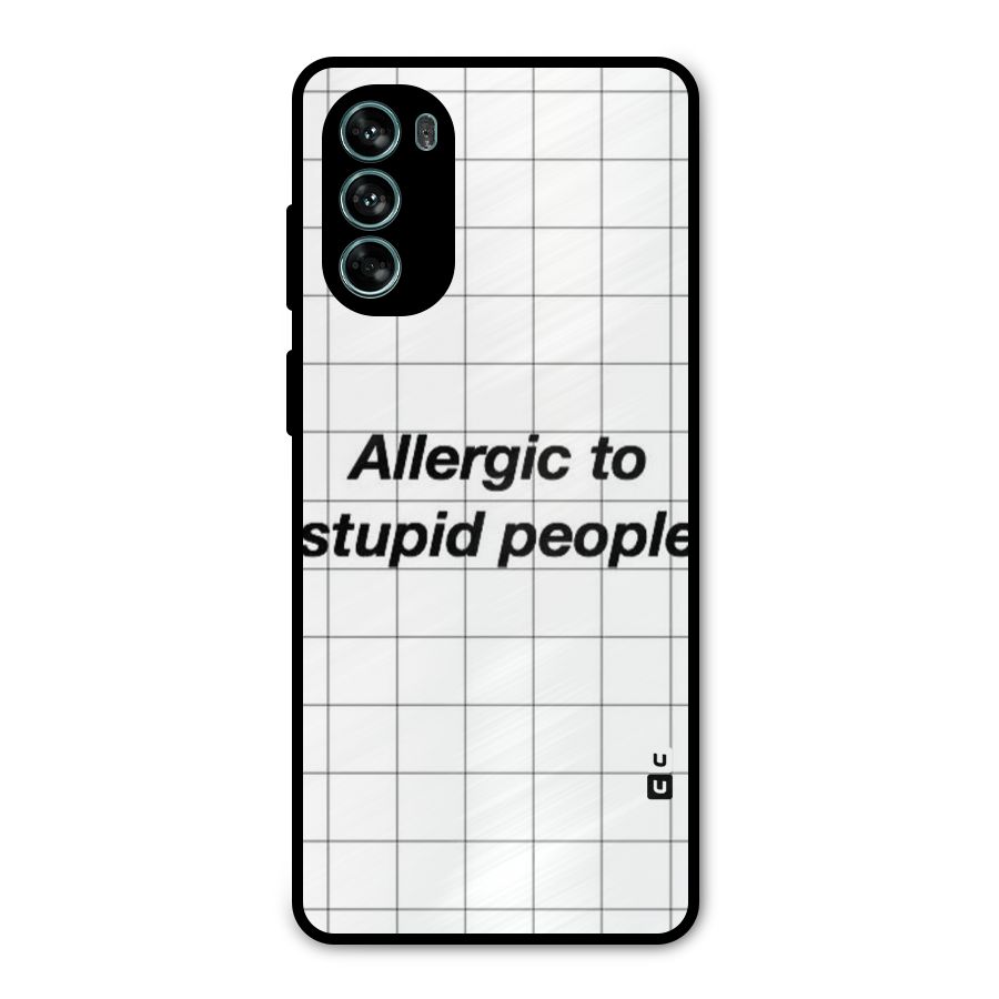 Allergic Metal Back Case for Moto G62