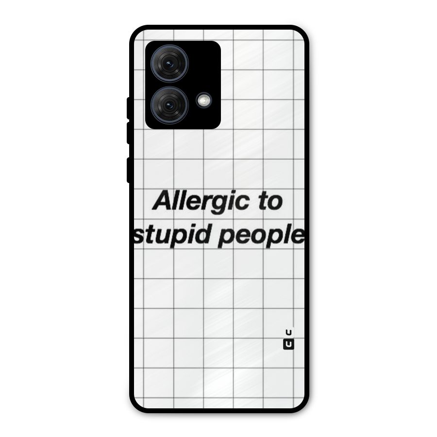 Allergic Metal Back Case for Moto G84
