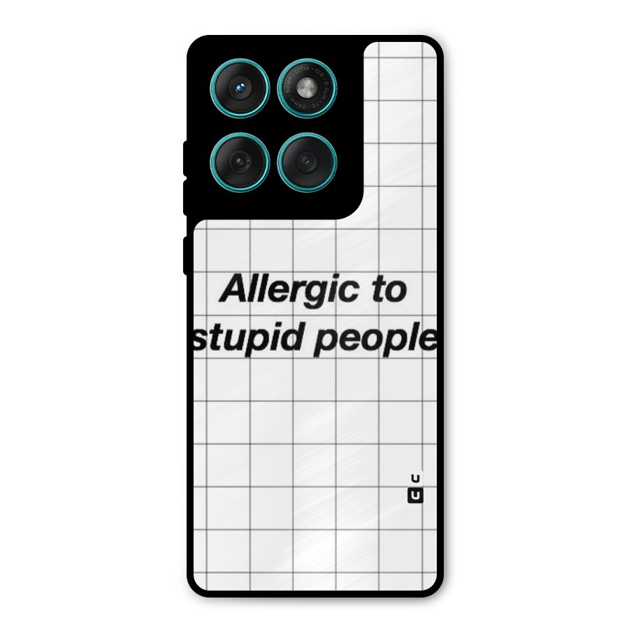 Allergic Metal Back Case for Motorola Edge 60 Fusion