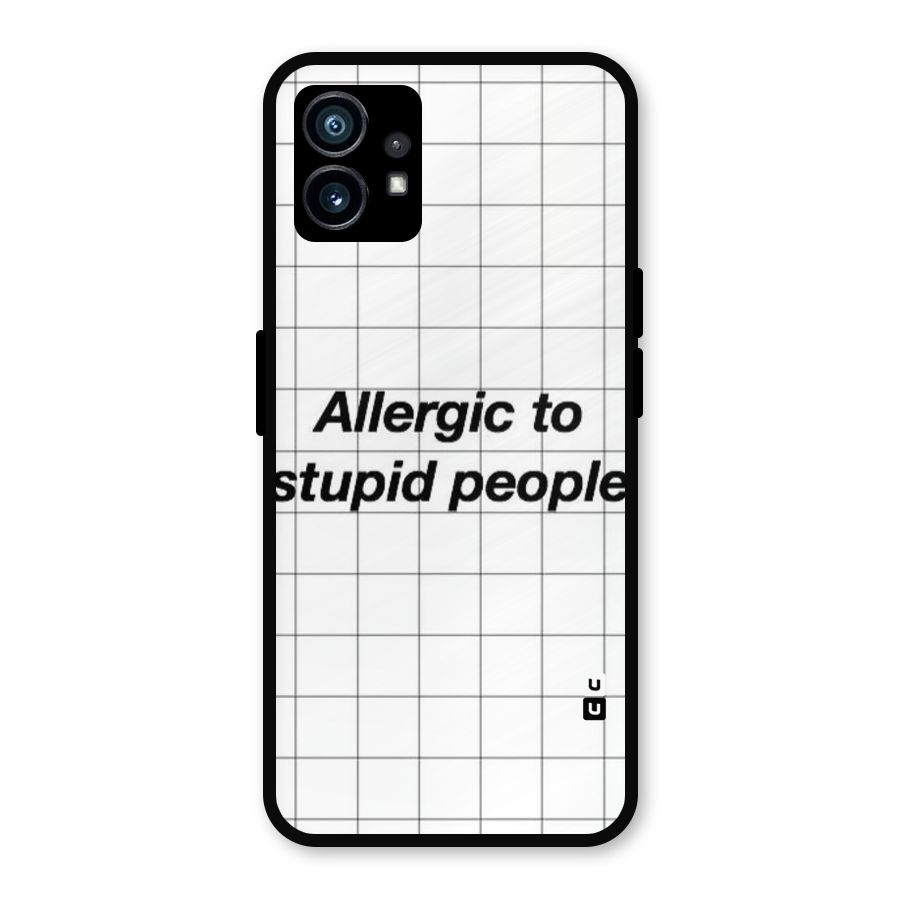 Allergic Metal Back Case for Nothing Phone 1