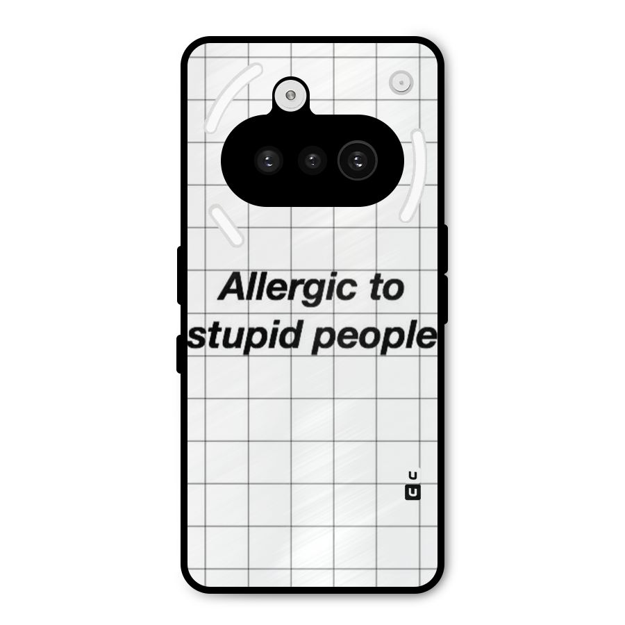 Allergic Metal Back Case for Nothing Phone 3a