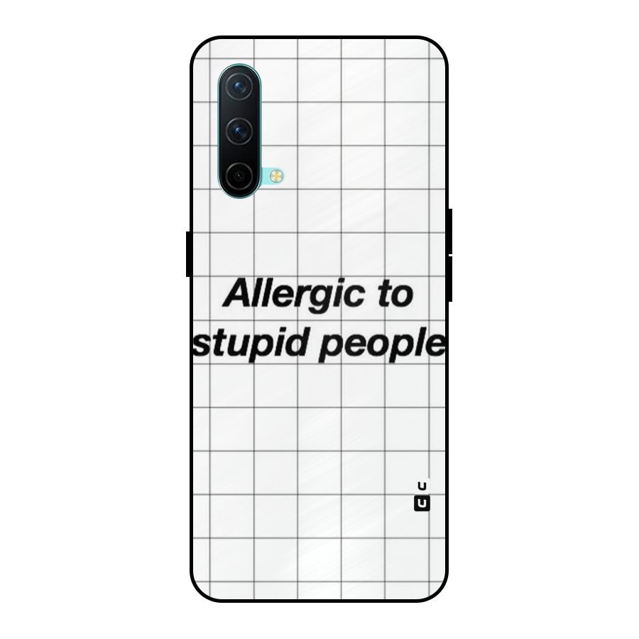 Allergic Metal Back Case for OnePlus Nord CE 5G