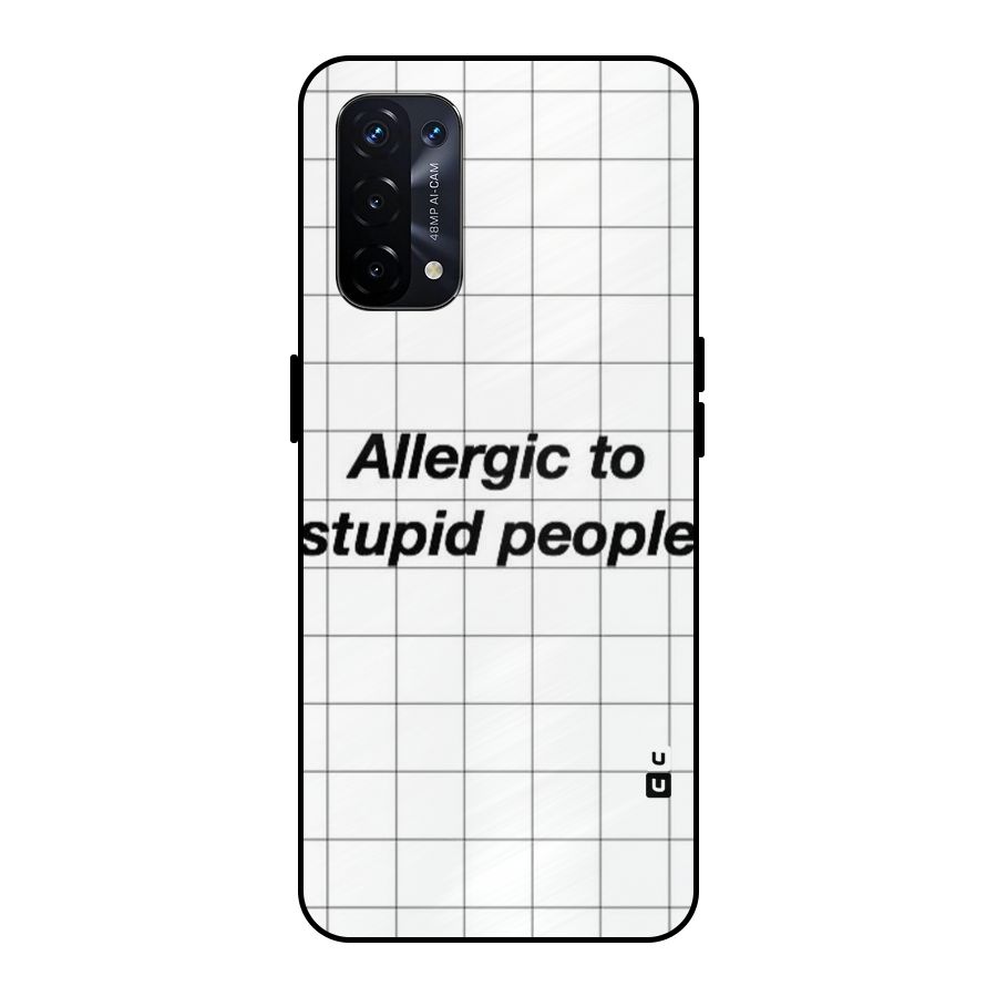 Allergic Metal Back Case for Oppo A74 5G