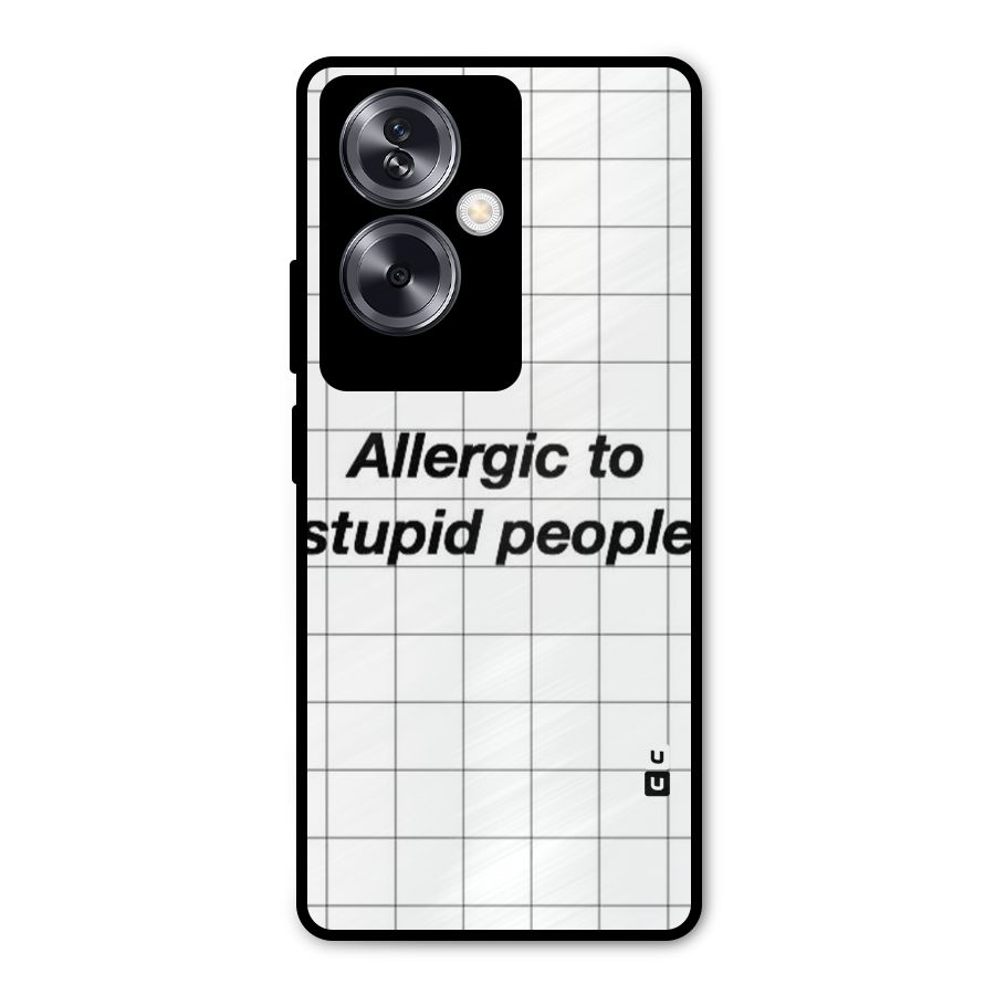 Allergic Metal Back Case for Oppo A79 5G