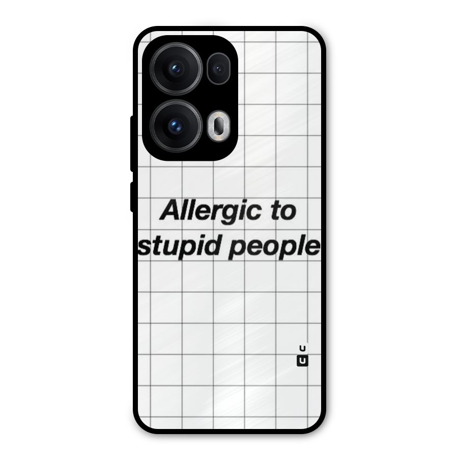 Allergic Metal Back Case for Oppo Reno13 Pro