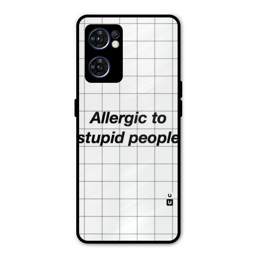 Allergic Metal Back Case for Oppo Reno7 5G