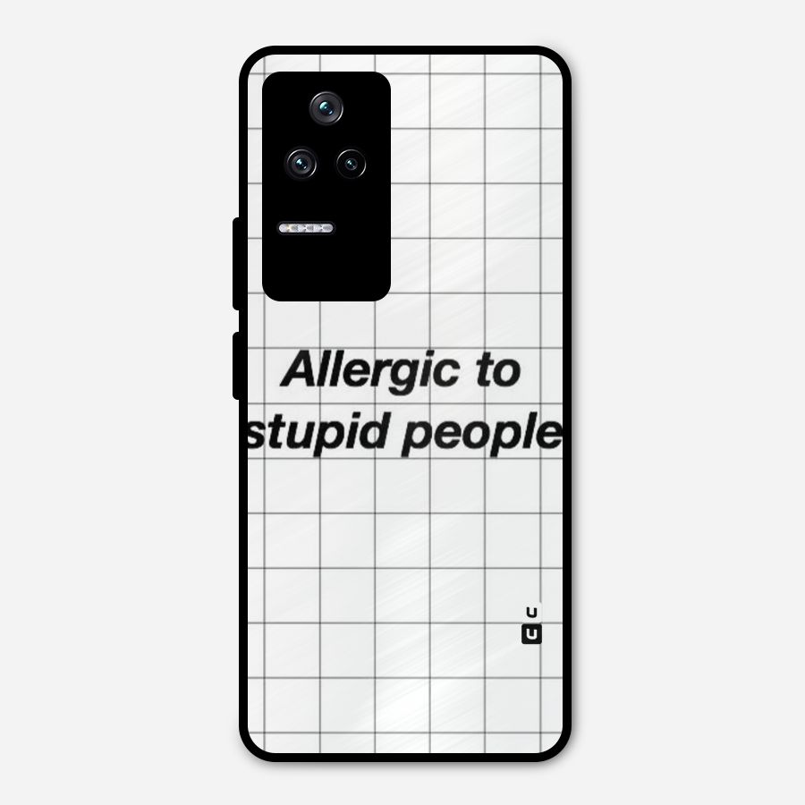 Allergic Metal Back Case for Poco F4 5G