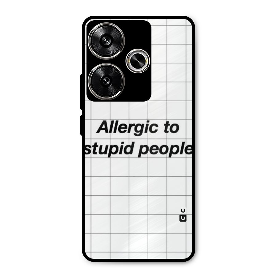 Allergic Metal Back Case for Poco F6