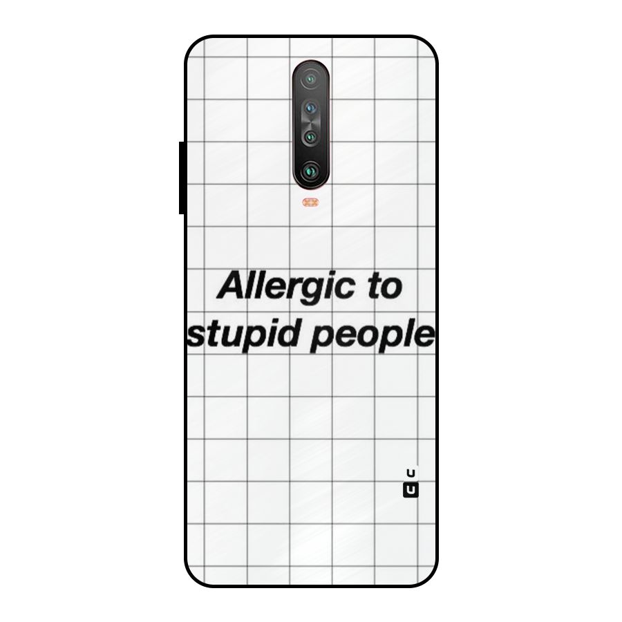 Allergic Metal Back Case for Poco X2