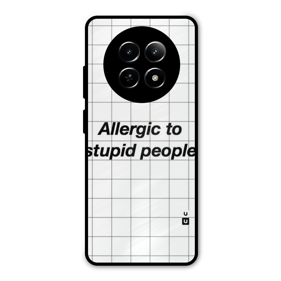 Allergic Metal Back Case for Realme 13