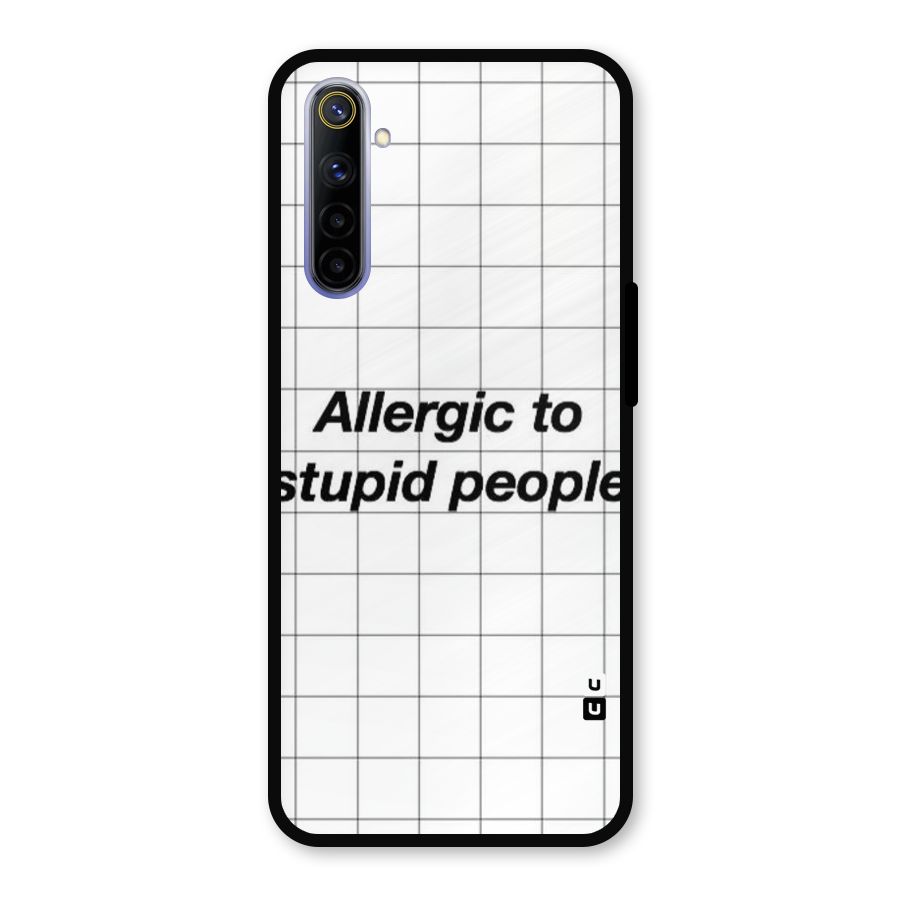 Allergic Metal Back Case for Realme 6i