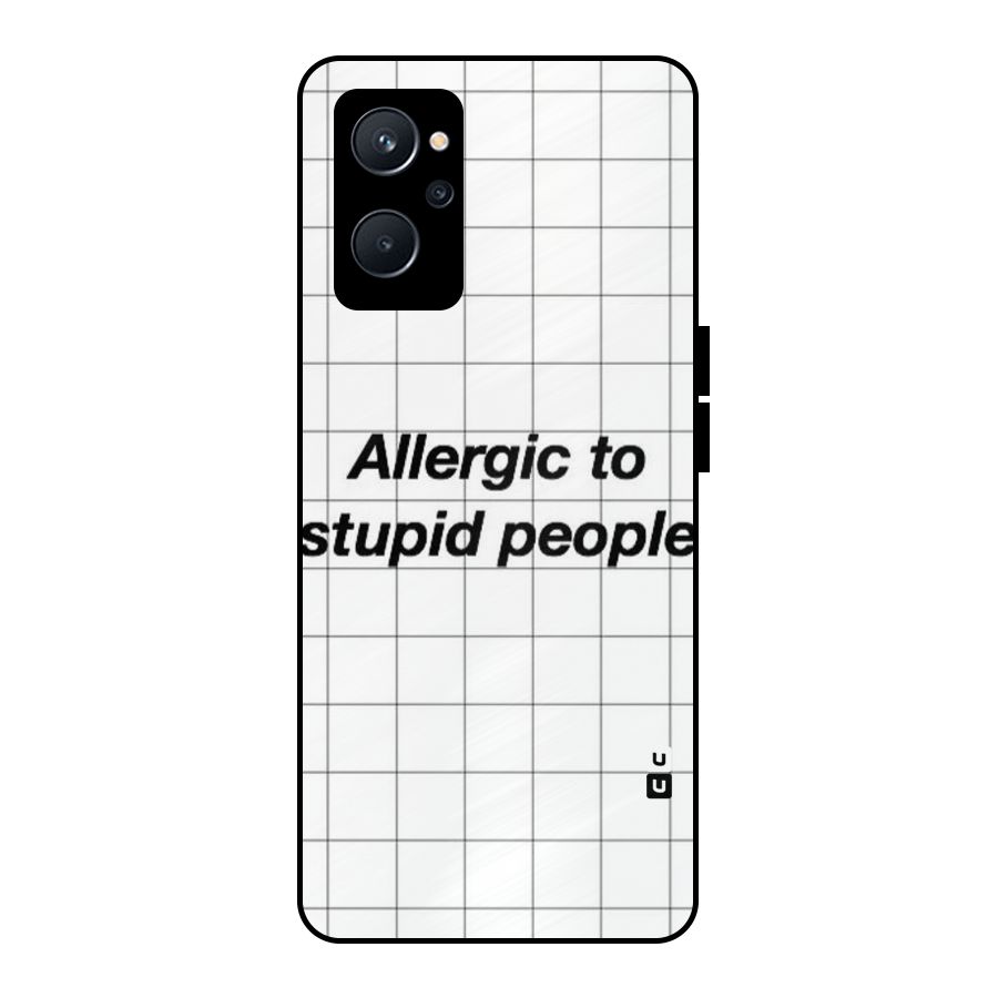 Allergic Metal Back Case for Realme 9i 5G