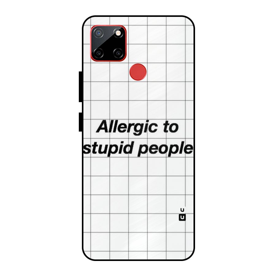 Allergic Metal Back Case for Realme C12